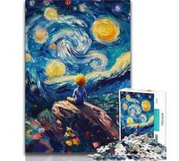 Rompecabezas de 1000 Piezas de El Principito del Cielo Nocturno para Adultos y Adolescentes Un desafío difícil y antiestrés Ideal para Regalar a Toda la Familia 75x50cm