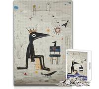 Rompecabezas de 1000 Piezas de El Rey Cuervo y su Corte para Adolescentes, Desarrollo cognitivo, Juego Divertido, celebración Especial y reflexiva, Regalo, tamaño 38x52cm