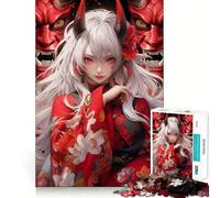 Rompecabezas de 1000 Piezas de Elfo Samurai para Adultos Ideal para estimular la Memoria, Relajarse y Jugar con Rompecabezas Corte Suave Regalo de cumpleaños (38x26cm)