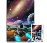 Rompecabezas de 1000 Piezas de Escape del Horizonte Galáctico para Adultos y adolescentesJuego Creativo de resolución de problemasIdea de Regalo Memorable y conmovedoraTamaño 38x26cm
