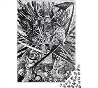 Rompecabezas de 1000 Piezas de Espadas samurái para Adultos. Rompecabezas de Papel. Rompecabezas de ingenio para niños. 38x26cm/1000 Piezas