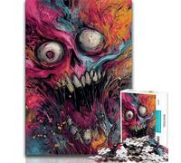 Rompecabezas de 1000 Piezas de Esqueleto de fantasía para Adolescentes Rompecabezas de 1000 Piezas para aliviar el estrés desafío difícil Mejora el Amor en Pareja 75x50cm