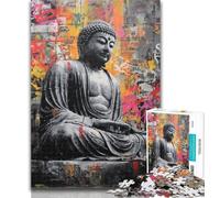 Rompecabezas de 1000 Piezas de estatuas de Buda para Adultos y Adolescentes Entrena tu Cerebro y Tus Manos Regalos para Amigos y Familiares 50x75cm
