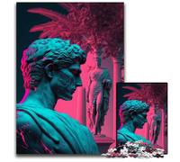 Rompecabezas de 1000 piezas de Estética Vaporwave para adultos, de cartón, ideal para actividades familiares, juegos de ingenio, decoración del hogar y regalos navideños, 26x38cm/10,23x14,96 pulgadas.