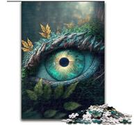 Rompecabezas de 1000 Piezas de Eye of Forest Creature Impossible para Adultos, tamaño 50x75cm, Rompecabezas para el Cerebro y decoración del hogar, Fiestas.