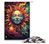 Rompecabezas de 1000 Piezas de fantasía Colorida del Dios del Sol para Adultos Divertido Juego Familiar antiestrés desafío difícil 1000 Piezas (75 x 50 cm)