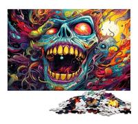 Rompecabezas de 1000 Piezas de fantasía de Demonios Coloridos para Adultos Rompecabezas de Papel para Amantes del Verano 1000 Piezas (38 x 26 cm)