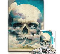 Rompecabezas de 1000 Piezas de fantasía de Mystical Worlds para Adolescentes Arte al carbón Ideal para Pasar el rato y Decorar el hogar (26x38cm)