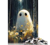Rompecabezas de 1000 Piezas de Fantasmas del Bosque amigables, Rompecabezas para Adultos, Juego Educativo, Juguetes educativos, Regalos (75 x 50 cm)