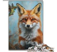 Rompecabezas de 1000 Piezas de Fantasy Fox para Adultos y Adolescentes Ideal para Reducir el estrés, con Papá Noel, a Partir de 14 años (50x75cm)