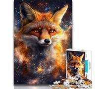Rompecabezas de 1000 Piezas de Fantasy Fox para Adultos y Adolescentes, Toda la Familia 50x75cm
