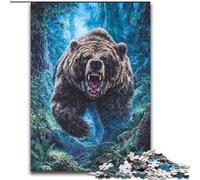 Rompecabezas de 1000 Piezas de Fantasy Grizzlies, 26x38cm, Familiares y Amigos, Apto para Mayores de 14 años