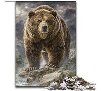 Rompecabezas de 1000 Piezas de Fantasy Grizzlies para Adultos y Adolescentes Disfruta de Tus Vacaciones en casa y Potencia el Amor en Pareja (50x75cm)