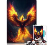 Rompecabezas de 1000 Piezas de Fantasy Phoenix para Adolescentes, Ideal para aliviar el estrés, fomentar el Amor en Pareja, 38x52cm