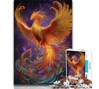 Rompecabezas de 1000 Piezas de Fantasy Phoenix para Adultos, Juego Familiar para aliviar el estrés, desafío difícil, colección de Artistas, Bellas Artes (38x26cm)