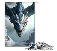 Rompecabezas de 1000 Piezas de Flying Dragon II para niños de Madera para decoración del hogar 75 x 50 cm