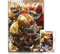 Rompecabezas de 1000 Piezas de fútbol Americano, Juguete de acción, Juego Intelectual, Aprendizaje, Educativo, Regalo de Amigo Secreto, tamaño 38x52cm