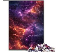 Rompecabezas de 1000 Piezas de Galaxia Colorida de Madera, Ideal para decoración del hogar y la Oficina, cumpleaños, Fiesta de cumpleaños de 50x75cm para Hombres y Mujeres