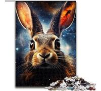 Rompecabezas de 1000 Piezas de Galaxias y Conejos Fabricado en Madera cumpleaños, Navidad, Halloween, Acción de Gracias y Pascua 1000 Piezas(50x75cm)