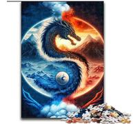 Rompecabezas de 1000 Piezas de Galaxy Art Dragon para Adultos, Regalo, Juguete, Juego Intelectual, colección de Artistas, Bellas Artes (50x75cm)