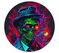 Rompecabezas de 1000 Piezas de gánster y Zombi, Elegantes Rompecabezas para Adultos, Ideal para Relajarse y desafiar, decoración Colorida para el hogar, Regalo Ideal para Amigos, 67,5 x 67,5 cm