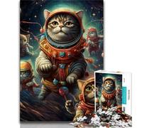 Rompecabezas de 1000 Piezas de Gato mágico para Adolescentes Ideal para Adultos y Adolescentes Juguetes educativos y Juegos Familiares Que fomentan el Amor en Pareja (50x75cm)