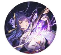 Rompecabezas de 1000 Piezas de Genshin Impact Raiden Shogun para Adultos, diversión Familiar, Obra de Arte Decorativa DIY, 67,5 x 67,5 cm