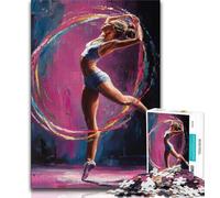 Rompecabezas de 1000 Piezas de gimnastas para Adultos y Adolescentes Juego Educativo y decoración del hogar Regalo Ideal para Toda la Familia (38x26cm)