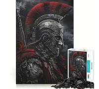 Rompecabezas de 1000 Piezas de gladiadores espartanos Antiguos para Adultos Juego Que estimula la Mente Superficie Lisa y sin Rebabas Un pasatiempo Fascinante para los Momentos de Ocio (50x75cm)