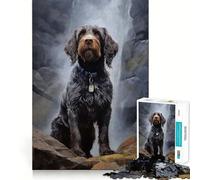 Rompecabezas de 1000 Piezas de Grifo de Pelo Duro,Divertido y fácil de Usar Gracias a la tecnología Avanzada de Corte láser Ideal para Llevar de Viaje Juego Mental Perfecto como Regalo (38x26cm)