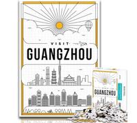 Rompecabezas de 1000 Piezas de Guangzhou, China, para Adultos, 1000 Piezas, Juguetes educativos, Juegos antiestrés, Lista de Deseos con Papá Noel, 26x38cm