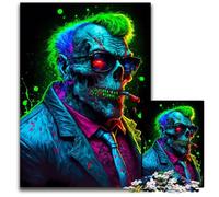 Rompecabezas de 1000 Piezas de guardaespaldas, gánster y Zombi para Adultos, Perfecto para Regalos de cumpleaños, Navidad y Halloween, 50x75cm/19,68x29,52 Pulgadas