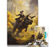 Rompecabezas de 1000 Piezas de guerrera para Adultos, desafiantes Juegos Familiares, Juguetes para Decorar la Pared del hogar (38x26cm)