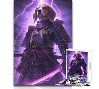 Rompecabezas de 1000 Piezas de Guerrero samurái Beagle, Divertido Juego de Desarrollo cognitivo, Regalo de celebración Especial y reflexivo, tamaño 38x52cm