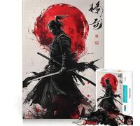 Rompecabezas de 1000 Piezas de Guerreros samurái para Adolescentes Juguete de lógica sólida, diversión pacífica, Corte de precisión, Regalo increíble (38x26cm)