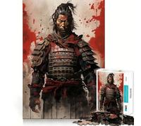 Rompecabezas de 1000 Piezas de Guerreros samurái para Adolescentes, Juguete para ejercitar la Mente, Juego Relajante, Corte Premium, (38x52cm)