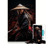 Rompecabezas de 1000 Piezas de Guerreros samurái para Adolescentes, Juguete para ejercitar la Mente, Juego Relajante, Corte Premium, (50x75cm)