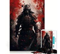 Rompecabezas de 1000 Piezas de Guerreros samurái para Adultos y Adolescentes Ideal para Relajarse, calmarse y desconectar Corte Suave Regalo conmovedor (38x26cm)