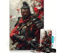 Rompecabezas de 1000 Piezas de Guerreros samuráis para Adolescentes, Juguete de lógica para Jugar en Grupo, Corte de precisión, Regalo Original (38x26cm)