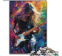 Rompecabezas de 1000 Piezas de Guitarrista para Adultos Ayuda a ejercitar el Cerebro Juguetes adictivos para Cultivar la Paciencia Decoración (26x38cm)