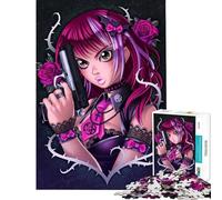 Rompecabezas de 1000 Piezas de Guns N' Roses para Adultos Juego de ingenio para Pasar el rato en casa Durante Las Vacaciones Ideal para cumpleaños y Navidad (tamaño 38x26cm)