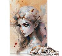 Rompecabezas de 1000 Piezas de Hadas de la Primavera, Rompecabezas de Madera, Juego Educativo, Juguete de desafío, 1000 Piezas (75 x 50 cm)