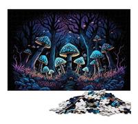 Rompecabezas de 1000 Piezas de Hongos mágicos, desafiante Rompecabezas, Actividad Familiar, decoración del hogar, Regalo navideño 50x75cm/19,68x29,52 Pulgadas