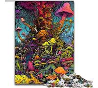 Rompecabezas de 1000 Piezas de Hongos mágicos para Adolescentes, un Regalo desafiante y difícil para Toda la Familia (26x38cm)