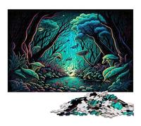 Rompecabezas de 1000 Piezas de Hongos mágicos para Adultos. Rompecabezas imposibles para Adultos. Regalo Ideal para Vacaciones y decoración del hogar. 50x75cm/19,68x29,52 Pulgadas.