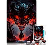 Rompecabezas de 1000 Piezas de Humanos y Monstruos para Adolescentes Toda la Familia Apto para niños de 14 años (50x75cm)