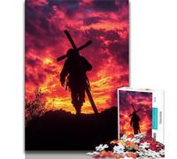 Rompecabezas de 1000 Piezas de Jesús Cargando la Cruz para Adultos y Adolescentes, Juego de ingenio, decoración de Pared, cumpleaños y Navidad (50x75cm)