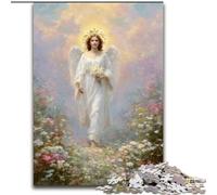 Rompecabezas de 1000 Piezas de Jesús en el Jardín para Adultos, 50x75cm, Educativo, decoración artística para el hogar y la Oficina, a Partir de 14 años