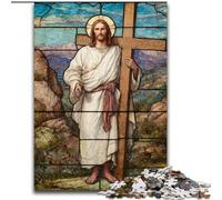 Rompecabezas de 1000 Piezas de Jesús para Adolescentes Mayores de 14 años Entrena tu Cerebro y Tus Manos Regalos navideños (26x38cm)