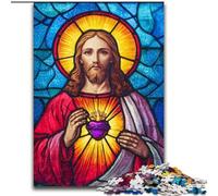 Rompecabezas de 1000 Piezas de Jesús para Adolescentes, un Juego desafiante y Familiar, cumpleaños, decoración de Pared (26x38cm)